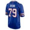 Ruben Brown Buffalo Bills Nike Game Retired Player Jersey - - Detail View