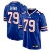 Ruben Brown Buffalo Bills Nike Game Retired Player Jersey - - Front View