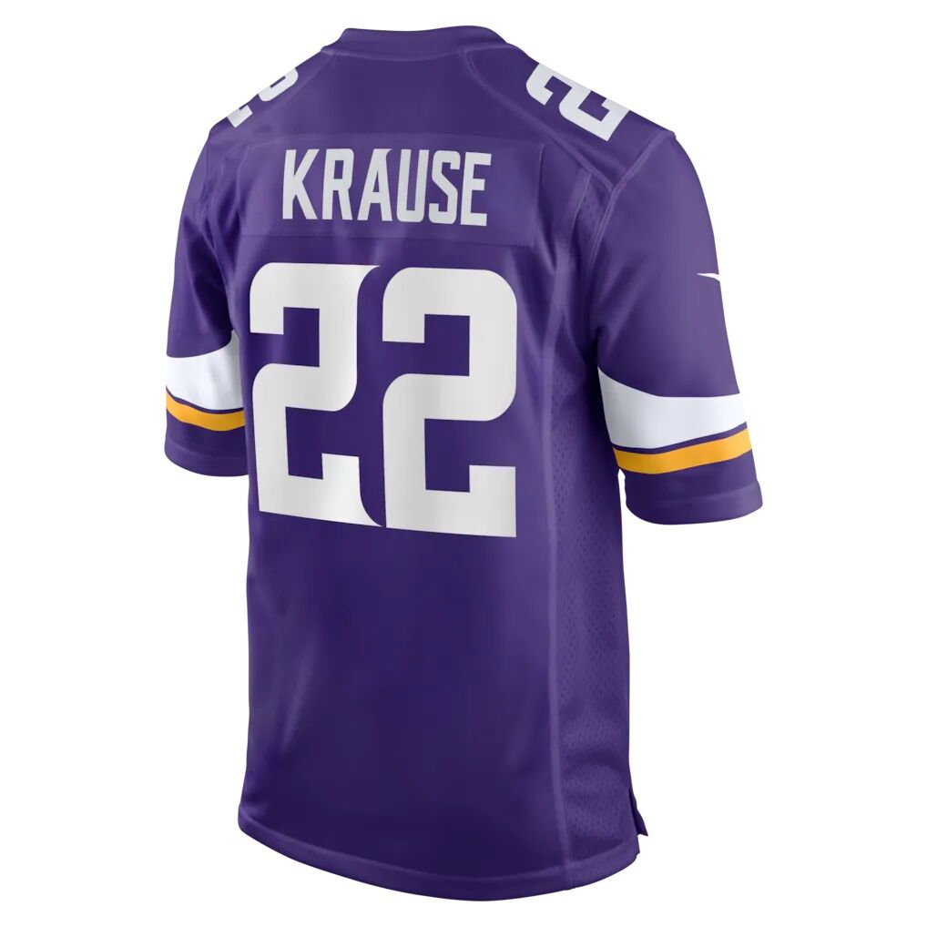 Paul Krause Minnesota Vikings Nike Game Retired Player Jersey