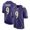 Steve McNair Baltimore Ravens Nike Game Retired Player Jersey - Purple - Front View