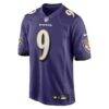 Steve McNair Baltimore Ravens Nike Game Retired Player Jersey - Purple - Side View