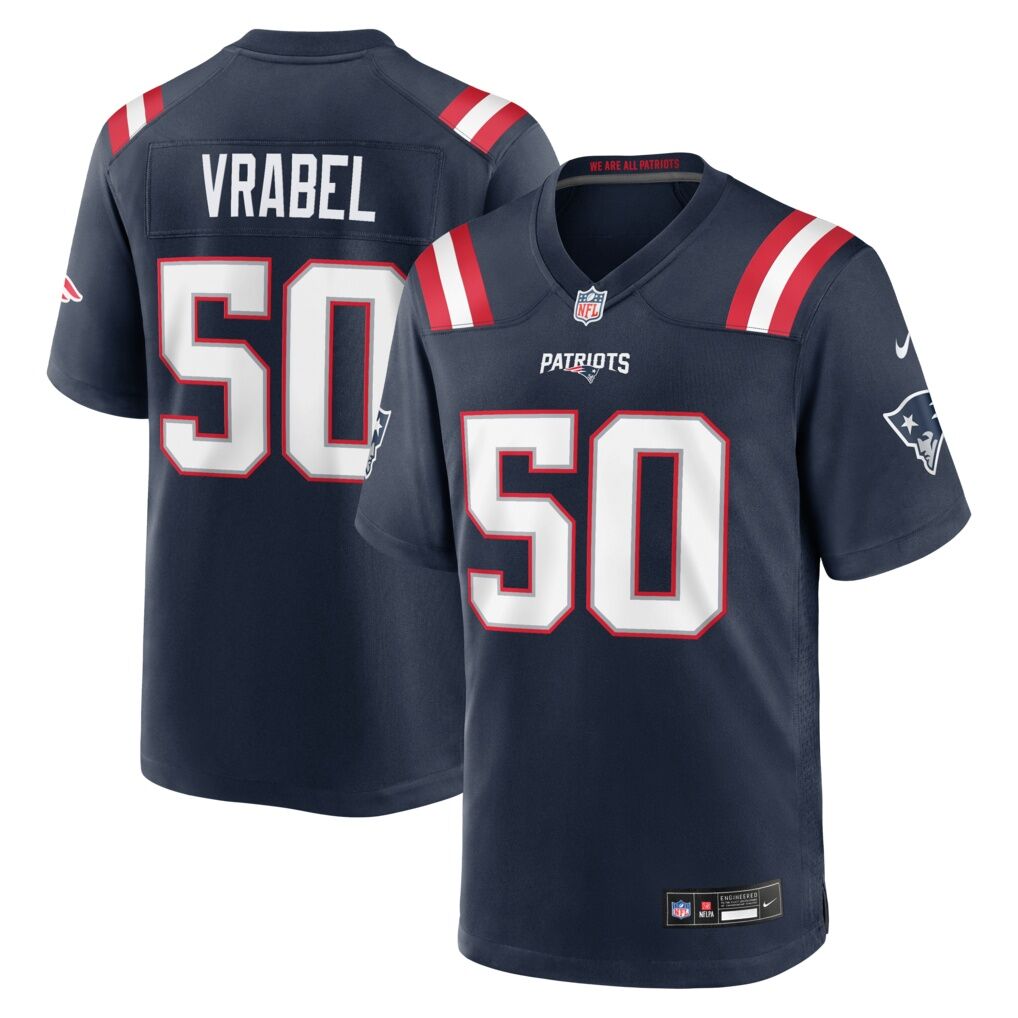 Mike Vrabel New England Patriots Nike Game Retired Player Jersey