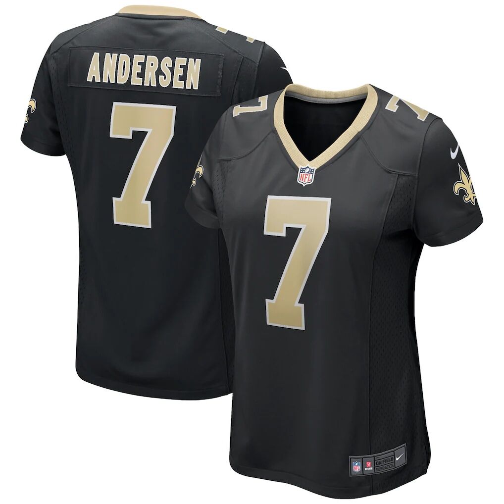 Morten Andersen New Orleans Saints Nike Women's Game Retired Player Jersey