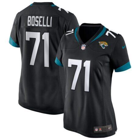 Tony Boselli Jacksonville Jaguars Nike Women's Game Retired Player Jersey - Black - Front View