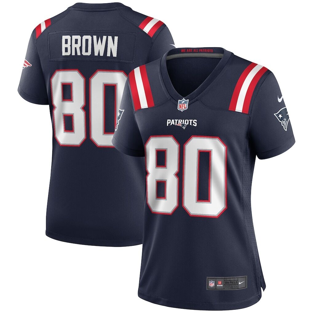 Troy Brown New England Patriots Nike Women's Game Retired Player Jersey