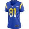Torry Holt Los Angeles Rams Nike Women's Game Retired Player Jersey - - Side View