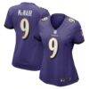 Steve McNair Baltimore Ravens Nike Women's Game Retired Player Jersey - Purple - Front View