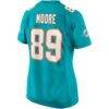 Nat Moore Miami Dolphins Nike Women's Game Retired Player Jersey - - Detail View