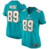 Nat Moore Miami Dolphins Nike Women's Game Retired Player Jersey - - Front View