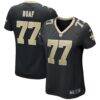 Willie Roaf New Orleans Saints Nike Women's Game Retired Player Jersey - Black - Front View