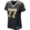 Willie Roaf New Orleans Saints Nike Women's Game Retired Player Jersey - Black - Side View