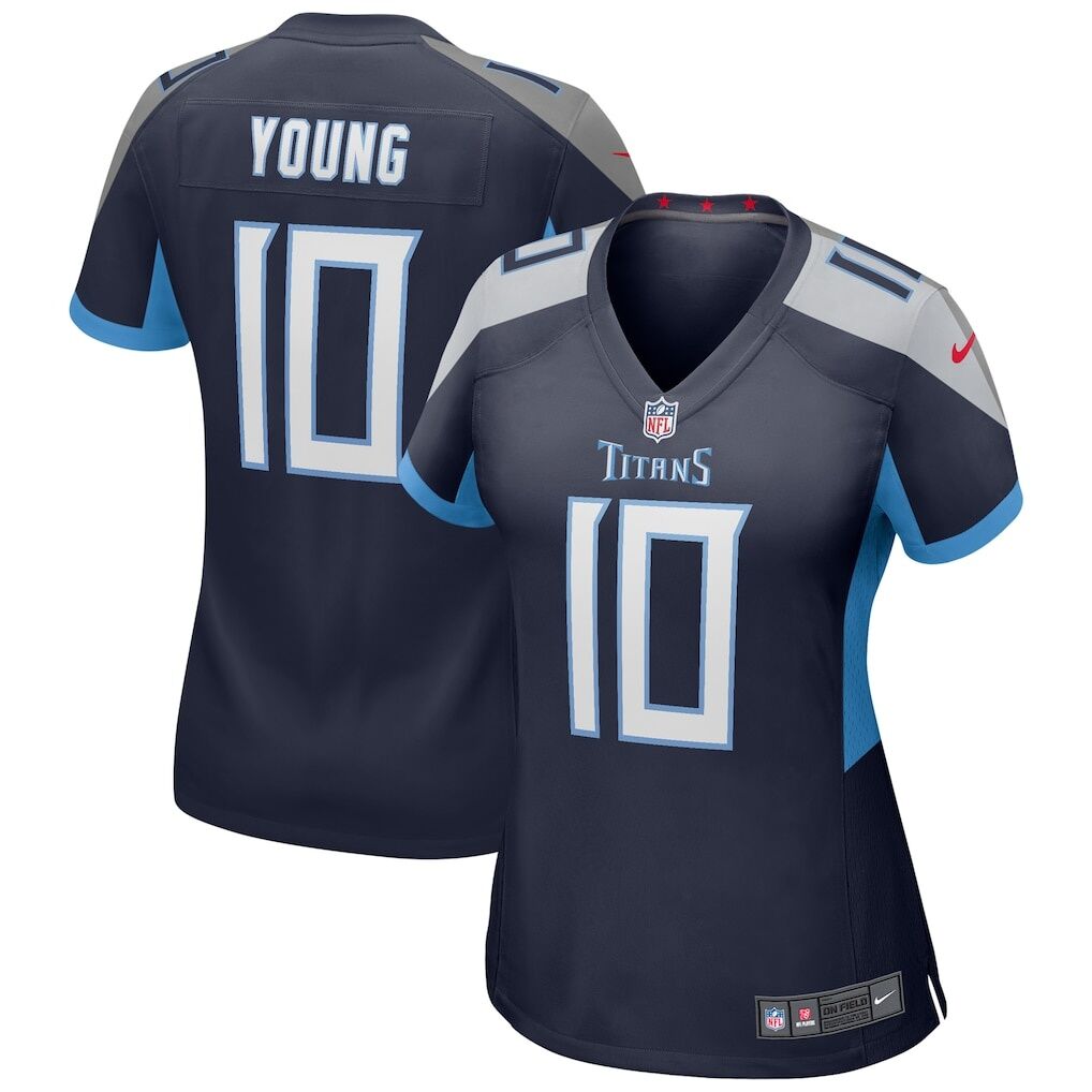 Vince Young Tennessee Titans Nike Women's Game Retired Player Jersey