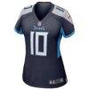Vince Young Tennessee Titans Nike Women's Game Retired Player Jersey - Navy - Side View