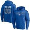 Toronto Blue Jays Personalized Winning Streak Name & Number Pullover Hoodie - - Front View