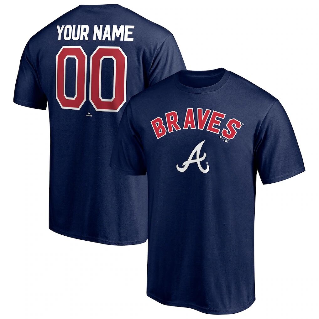 Atlanta Braves Personalized Team Winning Streak Name & Number T-Shirt