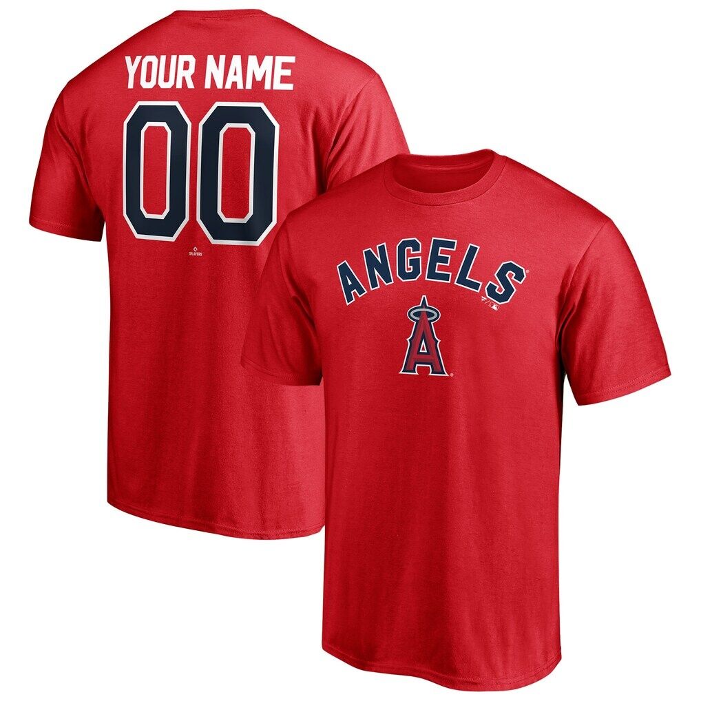 Los Angeles Angels Personalized Team Winning Streak Name & Number T-Shirt
