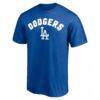 Los Angeles Dodgers Personalized Team Winning Streak Name & Number T-Shirt - - Side View