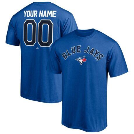 Toronto Blue Jays Personalized Team Winning Streak Name & Number T-Shirt - - Front View