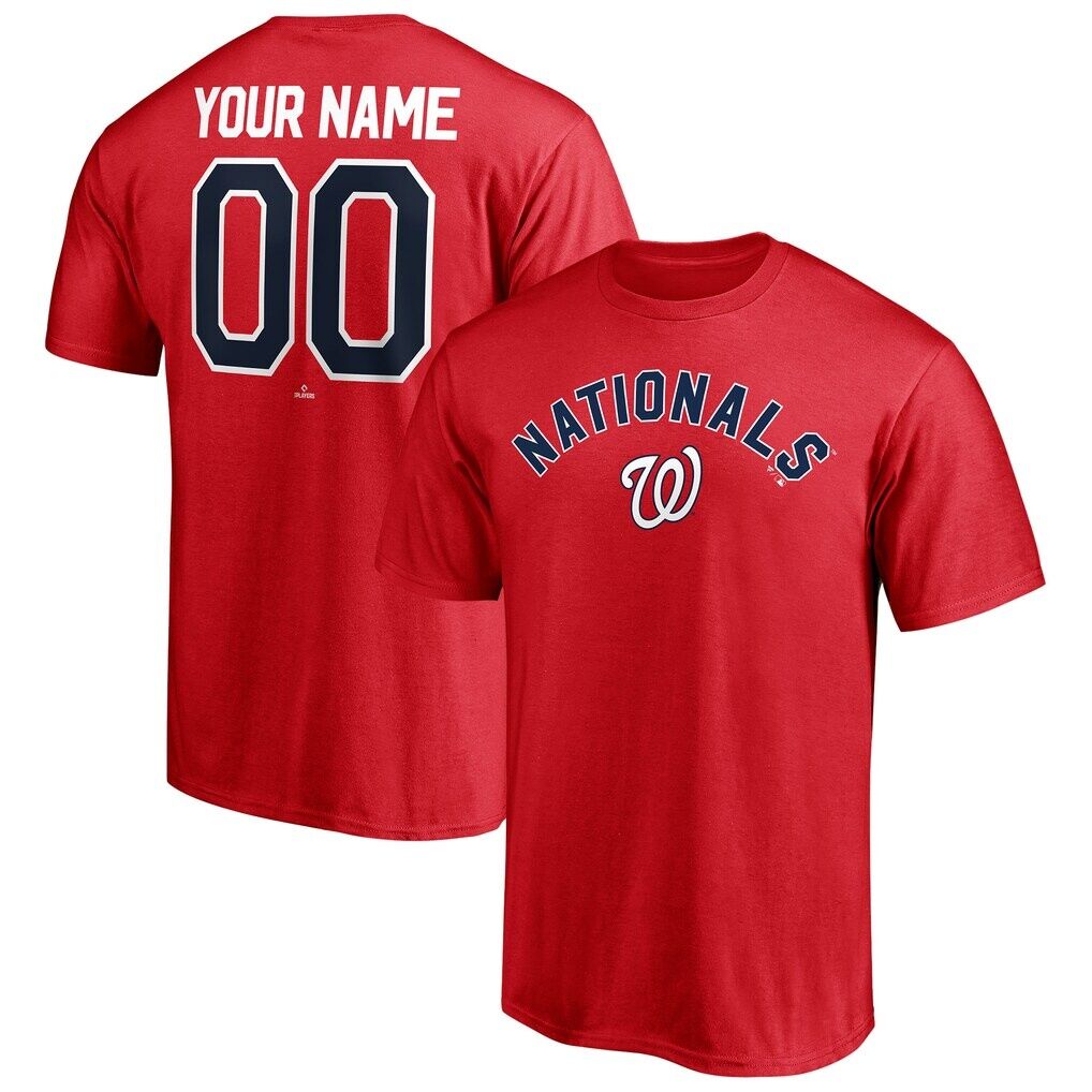 Washington Nationals Personalized Team Winning Streak Name & Number T-Shirt