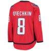 Alexander Ovechkin Washington Capitals Youth Home Replica Player Jersey - Red - Detail View