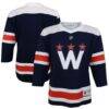 Washington Capitals Youth 2020/21 Alternate Replica Jersey - Navy - Front View