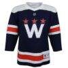 Washington Capitals Youth 2020/21 Alternate Replica Jersey - Navy - Side View