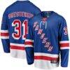 Igor Shesterkin New York Rangers Fashion7 Home Breakaway Player Jersey - Blue - Front View