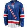 Igor Shesterkin New York Rangers Fashion7 Home Breakaway Player Jersey - Blue - Side View