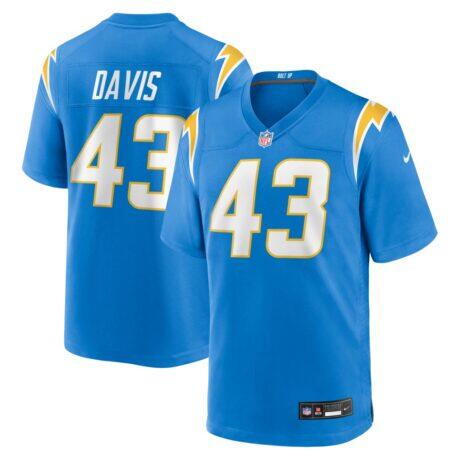 Michael Davis Los Angeles Chargers Nike Game Jersey - - Front View