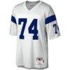 Merlin Olsen Los Angeles Rams Mitchell & Ness Legacy Replica Jersey - White - Side View