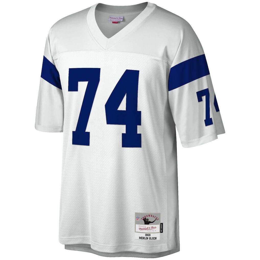 Merlin Olsen Los Angeles Rams Mitchell & Ness Legacy Replica Jersey