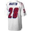 Curtis Martin New England Patriots Mitchell & Ness Legacy Replica Jersey - White - Detail View