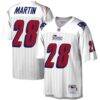 Curtis Martin New England Patriots Mitchell & Ness Legacy Replica Jersey - White - Front View