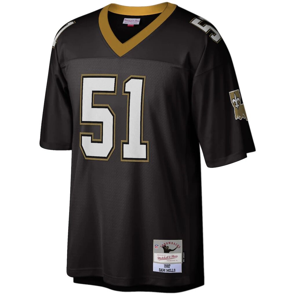 Sam Mills New Orleans Saints Mitchell & Ness Legacy Replica Jersey