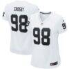 Maxx Crosby Las Vegas Raiders Nike Women's Game Jersey - White - Front View