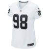 Maxx Crosby Las Vegas Raiders Nike Women's Game Jersey - White - Side View