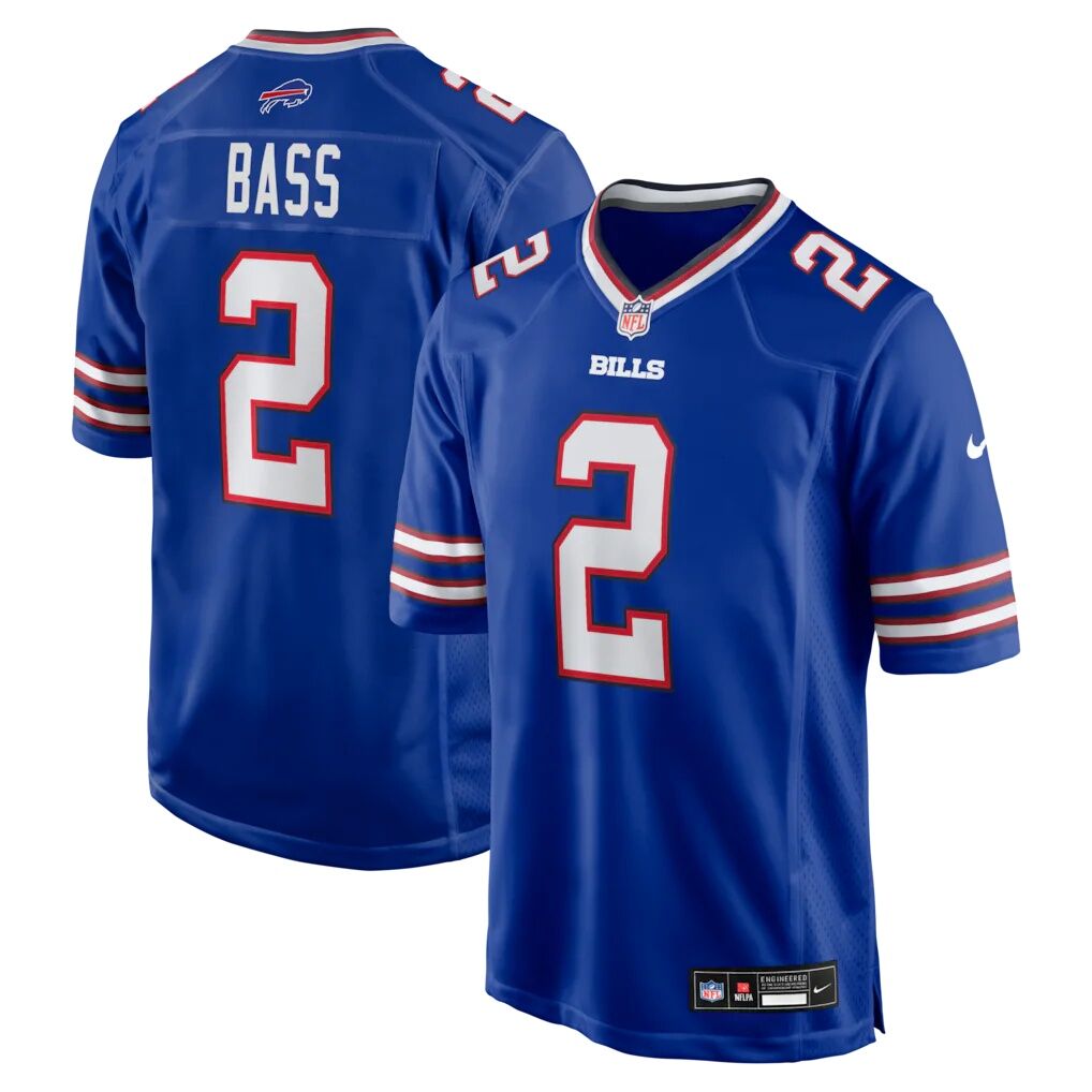 Tyler Bass Buffalo Bills Nike Game Player Jersey - Royal