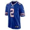 Tyler Bass Buffalo Bills Nike Game Player Jersey - - Side View