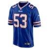 Tyrel Dodson Buffalo Bills Nike Game Player Jersey - - Side View