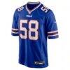 Matt Milano Buffalo Bills Nike Game Player Jersey - Royal - Side View