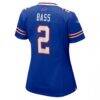 Tyler Bass Buffalo Bills Nike Women's Game Jersey - - Detail View
