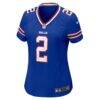 Tyler Bass Buffalo Bills Nike Women's Game Jersey - - Side View
