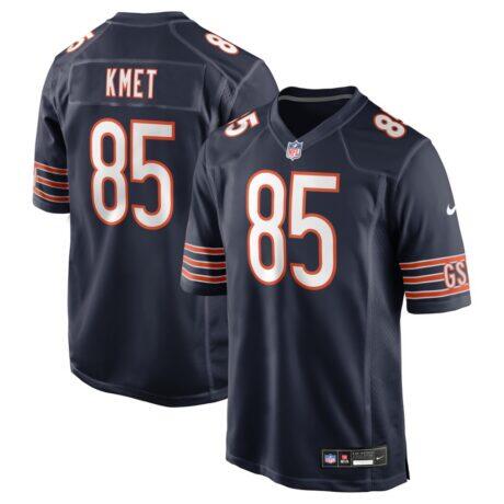 Cole Kmet Chicago Bears Nike Player Game Jersey - Navy - Front View