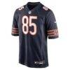 Cole Kmet Chicago Bears Nike Player Game Jersey - Navy - Side View