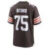 Joel Bitonio Cleveland Browns Nike Game Jersey - Brown - Detail View