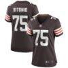 Joel Bitonio Cleveland Browns Nike Women's Game Jersey - Brown - Front View