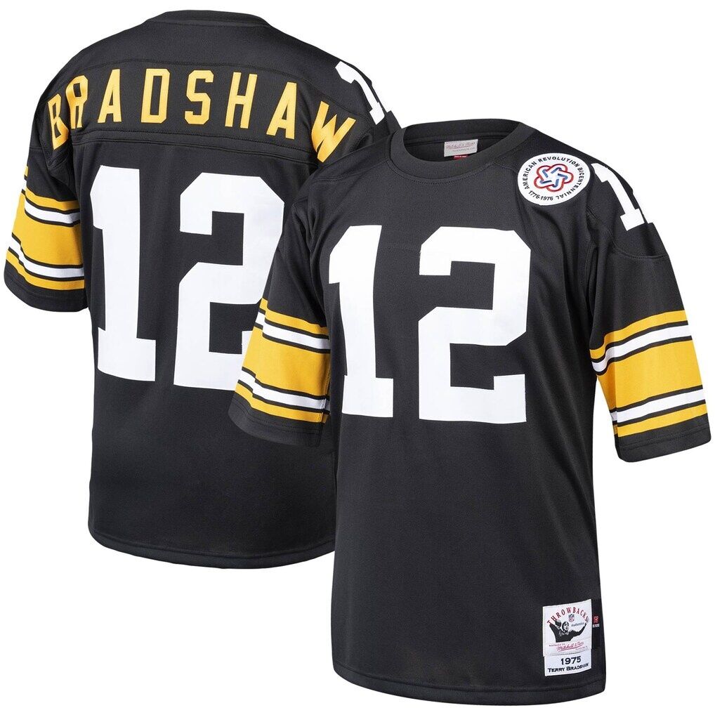 Terry Bradshaw Pittsburgh Steelers Mitchell & Ness Authentic Throwback Retired Player Jersey