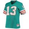 Dan Marino Miami Dolphins Mitchell & Ness Women's 1984 Legacy Replica Jersey - - Side View