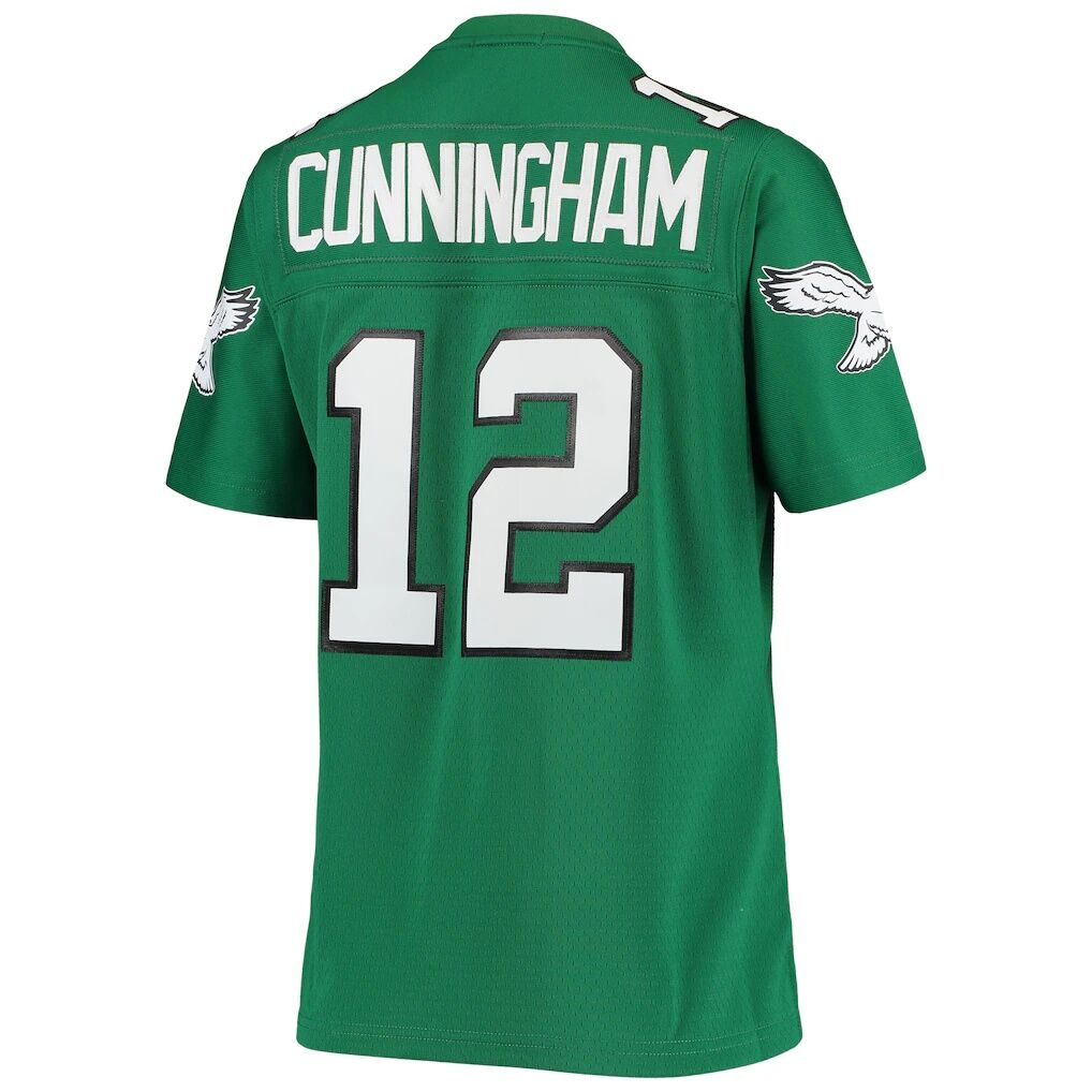 Randall Cunningham Philadelphia Eagles Mitchell & Ness Women's 1990 Legacy Replica Jersey - Kelly Green