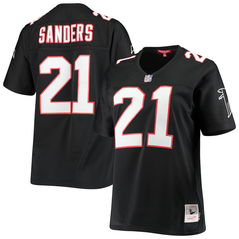 Deion Sanders Atlanta Falcons Mitchell & Ness Women's Legacy Replica Team Jersey
